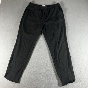 Marine Layer Pants Women's XL Black Re-Spun Allison Pant Dolphin Hem Respun